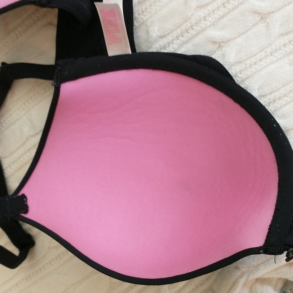 Pink, by Victoria's secrets snap front T back bra 34D. - Picture 8 of 8